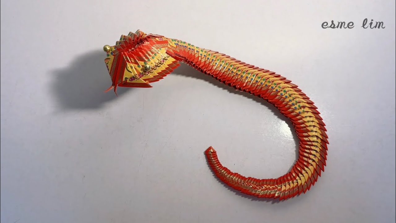 2025红包蛇DIY Envelope Snake for Chinese New Year