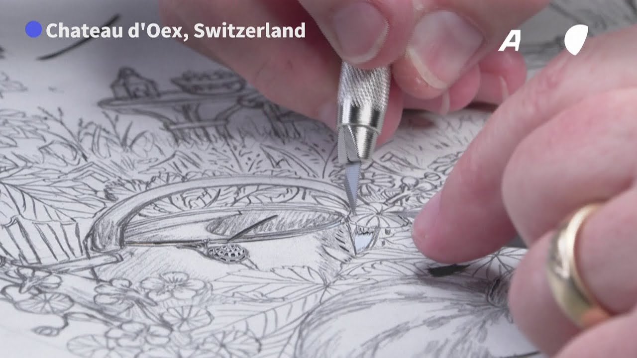 Swiss paper cutting artist takes the scissors to old ways YouTube