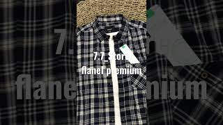 Kemeja pria terbaru 2022 flanel premium original  Edge di shoppe dan lazada 7.7_Store