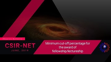 CSIR-NET Physical Science Cut off Marks in June 2019