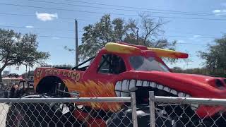Monster jam Tampa 2024 Show 2 Truck Procession