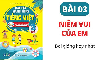 Bài 3 - Niềm vui của em | Bài tập hằng ngày | Tiếng Việt lớp 3 | Học kì 1 | Cánh Diều | Cô Uyển Uyển