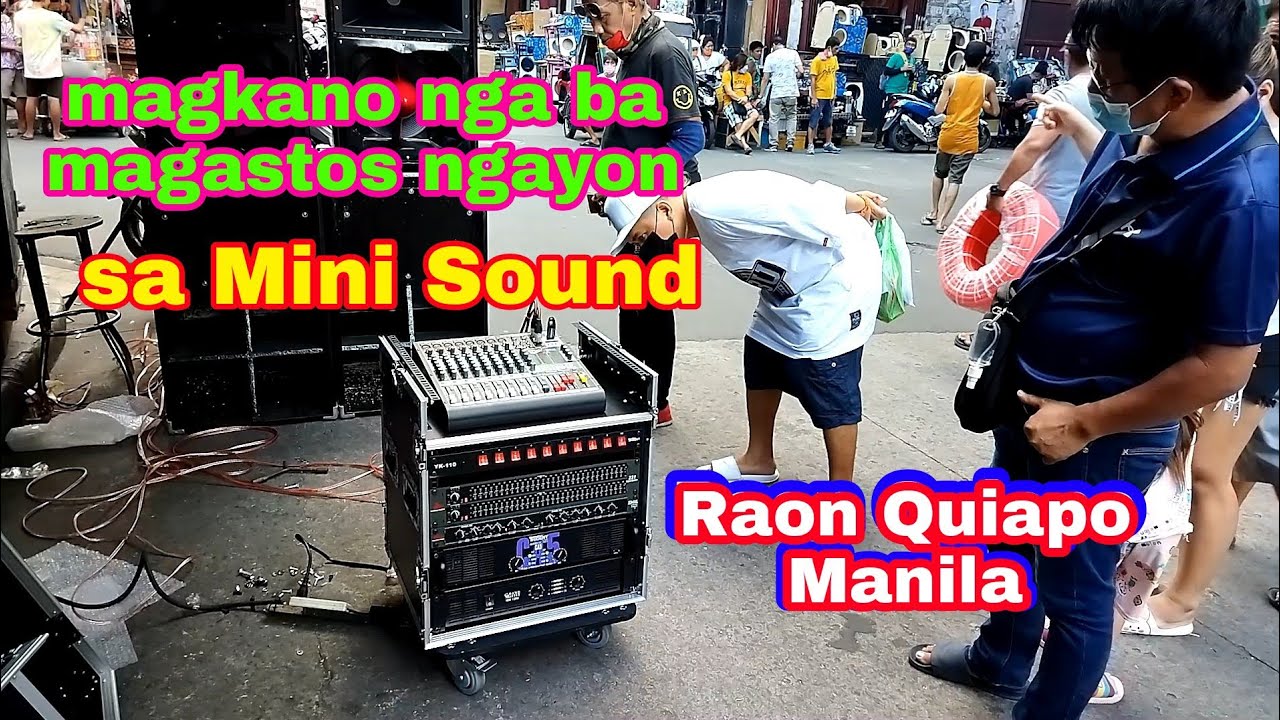magkano nga ba ang pang Mini Sound ngayon
