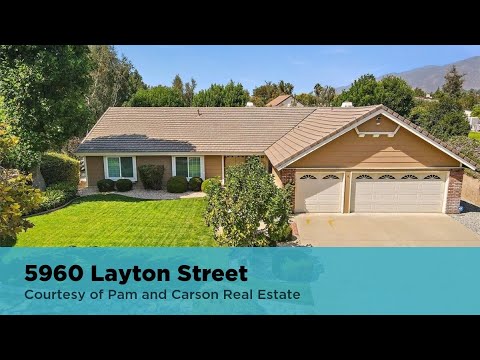 5960 Layton Street, Rancho Cucamonga, CA home video tour