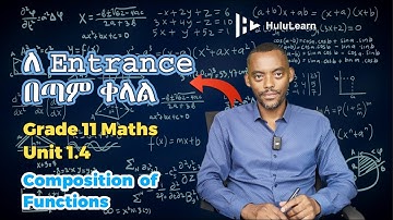 Grade 11 Maths | Unit 1 | 1.4 | Composition of Functions