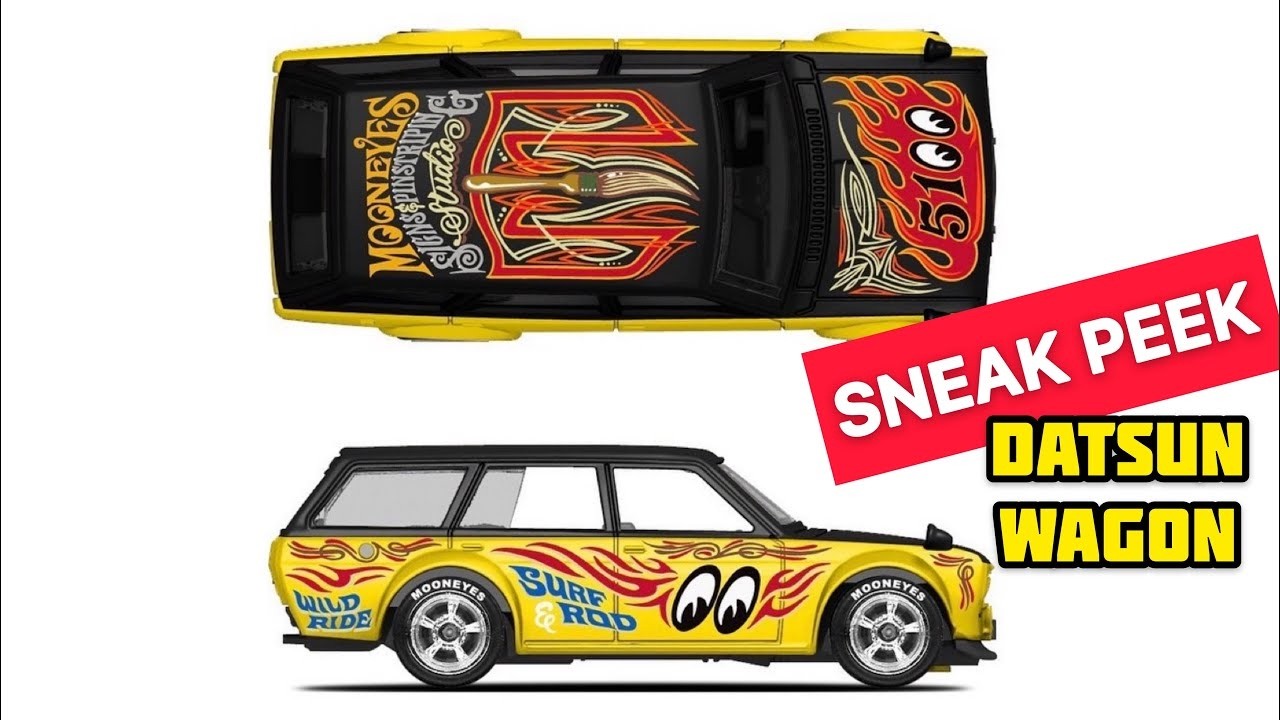 スニークピーク：ダットサン ワゴン ムーンアイズ - 2019 ホット