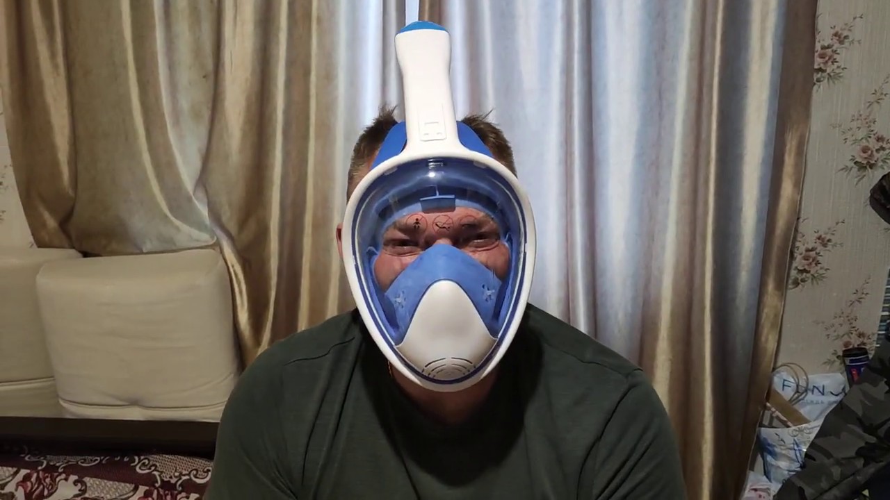 Маска для плавания  M2068G L/XL с Алиэкспресс