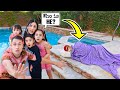 We CAUGHT a STRANGER Sleeping in our BACKYARD!! *UNBELIEVABLE* | Jancy Family