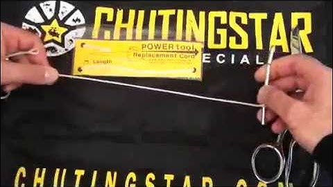 Power Tool  Installing the Replacement Cord