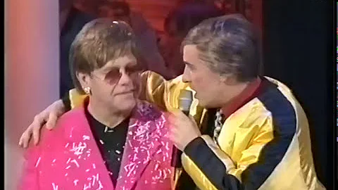 Elton John and Alan Partridge perform Don't Go Breaking My Heart