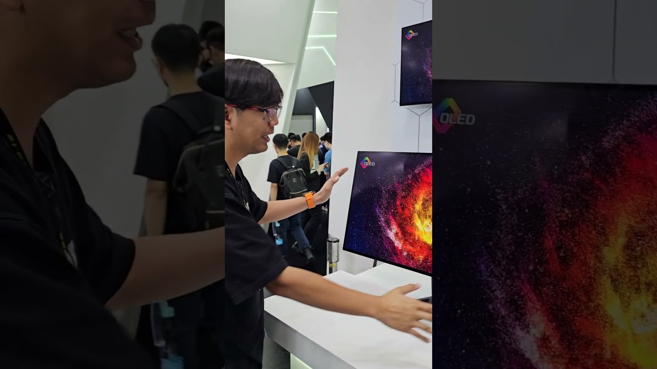 จอที่มี 2 ความละเอียด เลือกได้ระหว่าง Full HD 480Hz กับ 4K 120Hz #computex2024 #extremeit #asrock