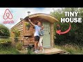 STAYING IN A TINY HOUSE FOR 24 HOURS...