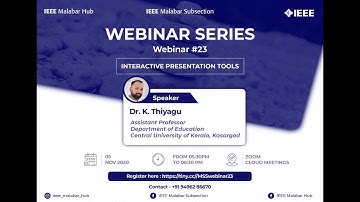Interactive Presentation Tools by Dr. K. Thiyagu, Central University of Kerala, Kasargod
