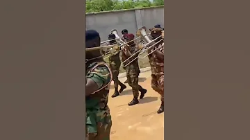 Ghana 🇬🇭 Military Band Surprised Us On  "Who Is Your Guy, valentine Song" by Nigerian Musician #army