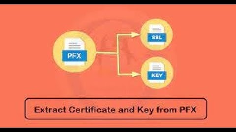 Retrieving a private key from a PFX file certificate