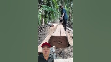 Người thợ miền tây biến cây dừa thành những cây cột gỗ đẹp #shorts #mientay