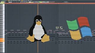 Linux Vs Windows XP - MIDI Art