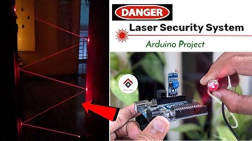 Laser Security Alarm Project using Arduino 🚨 Laser Shield Protection for Home, Laser Door Security