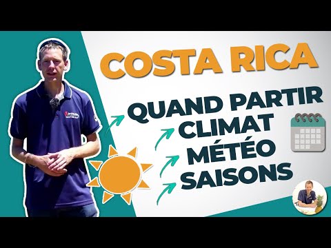 Vidéo: Mars au Costa Rica : Météo et guide des événements