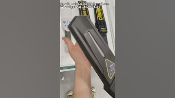 Detect the paper clip with Handheld Metal Detector #metaldetector #security