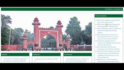 AMU NOTICE REGARDING ID CREATION || B.TECH & M.TECH NEW COURSE DETAILS 2020-21 || ALIG GS CLASSES