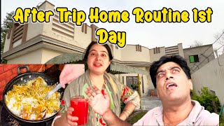 First Day At Home Routine Biryani Dawat Recipe 🥰 Family vlogs