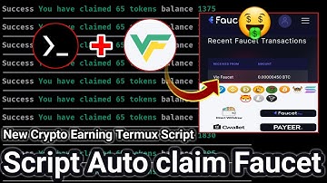 Nuyul Crypto Faucet Script Earning Auto Via Termux 2025 - Auto Claim Faucet - Bypass Captcha💯Working
