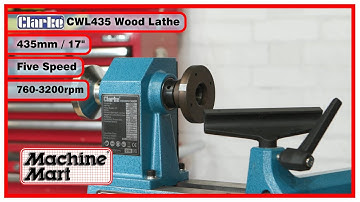 Clarke CWL435 17" (435mm) Wood Turning Lathe (370W)