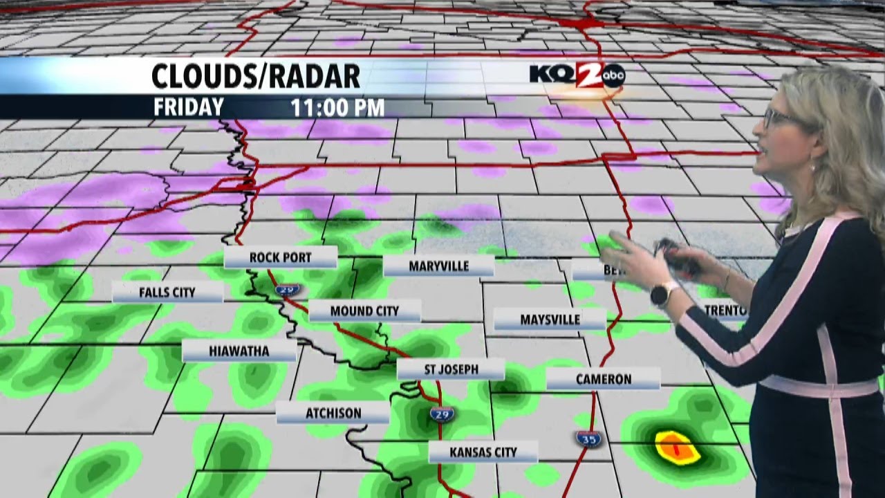 KQ2 Forecast: Rain chances for Friday - YouTube