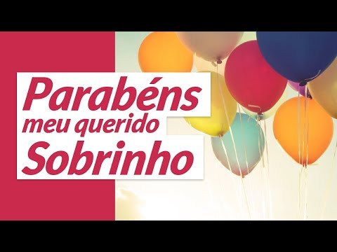 Linda Menasagem de Aniversário Sobrinho 