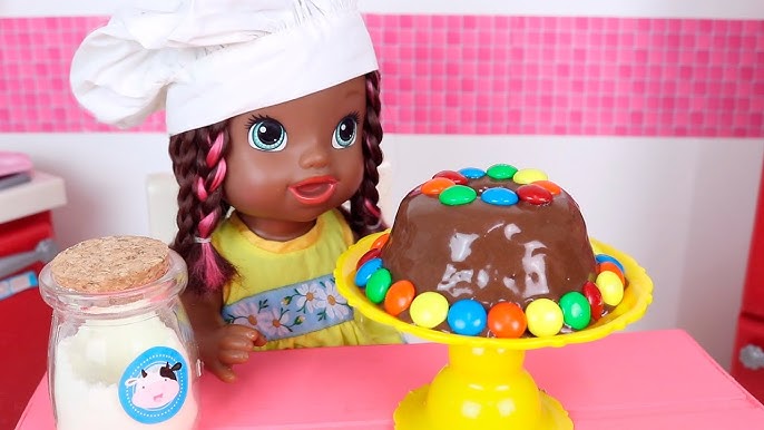 Barbie Cozinheira Brincando com Spaghetti Chef e Massinha Play Doh  Brinquedos -Brinquedonovelinhas 