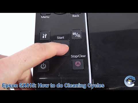 Epson Stylus SX415: How to do Head Cleaning Cycles