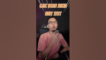 Gak usah bikin unit test lagi #coding #ai #unittest