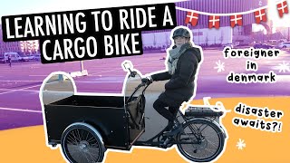 We Bought A Cargo Bike (Ladcykel)! Attempting To Ride A Cargo Bike As A Foreigner in Copenhagen... 😬