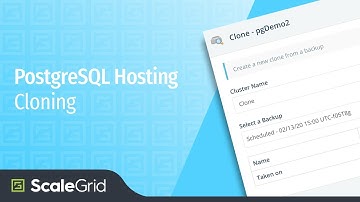 PostgreSQL Clone Creation - ScaleGrid DBaaS