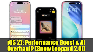 iOS 27: Performance Boost & AI Overhaul? (Snow Leopard 2.0!)
