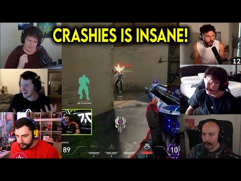 Valorant Streamers Reacts To FNC Crashies Insane 4k Against GIANTX In VCT