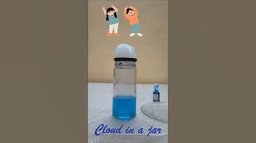 Create your own cloud in a jar | Viral science experiment | Trending science facts for kids