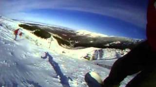 Snowboarding in La Pinilla - French Style