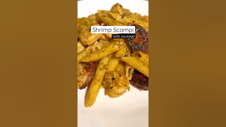 Shrimp scampi with kielbasa sausage 😋👌🏾 #cooking #cookingvideo #foodie #foodlover #pasta #recipe