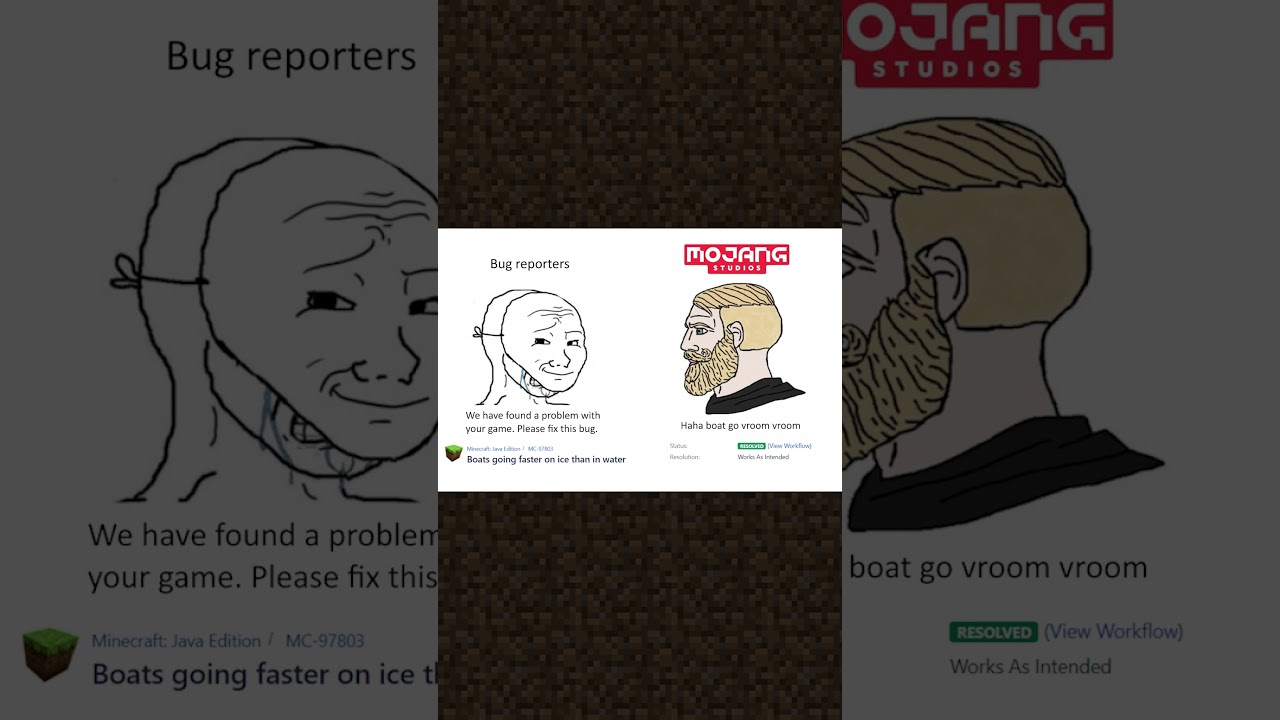 One of my favorite quirky mechanics in minecraft