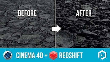 Using Poliigon displacement textures in Cinema 4D with Redshift