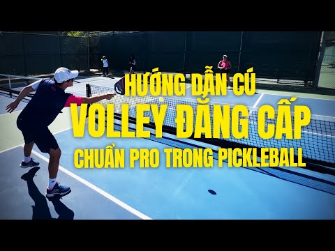 Hướng Dẫn Cú Volley Khiến Đối Thủ Không Kịp Phản Đòn Trong Pickleball