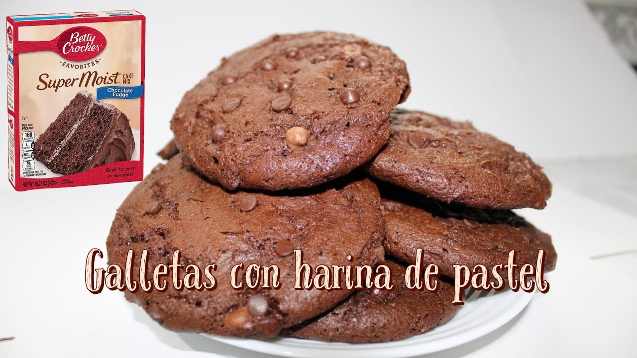 Galletas con harina de pastel + Invitado especial! - YouTube
