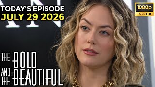 The Bold and the Beautiful 07/29/2026 Full Episode | B&B Today's Full Episode July 29, 2026