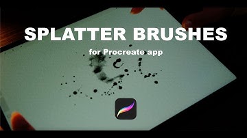 HOW i made Splatter Brushes for Procreate. Creative Process.