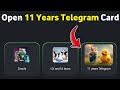 How to unlock 11 years Telegram card hamster kombat | Unlock daily combo card 11 years Telegram