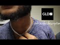 GLD 18" 3mm ROUND CUT TENNIS NECKLACE UNBOXING