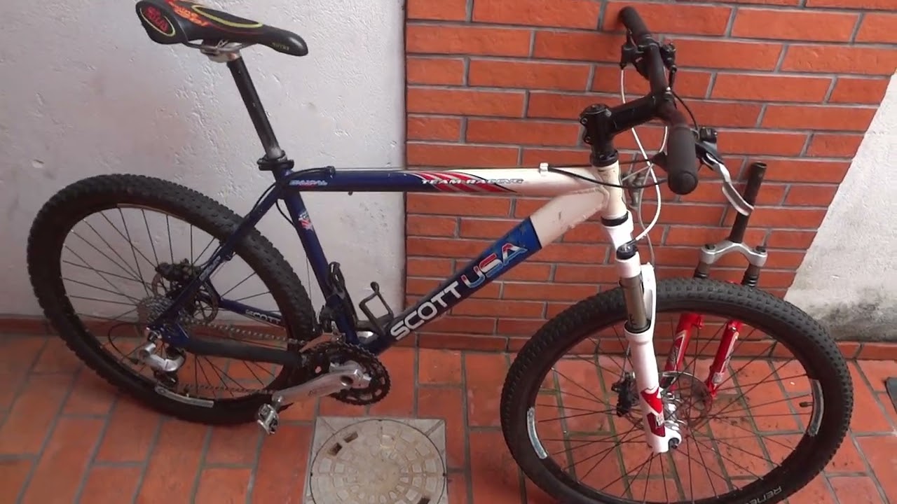 Racing Retrobike Model Scott Usa Mtb SCOTT USA TEAM RACING 2001