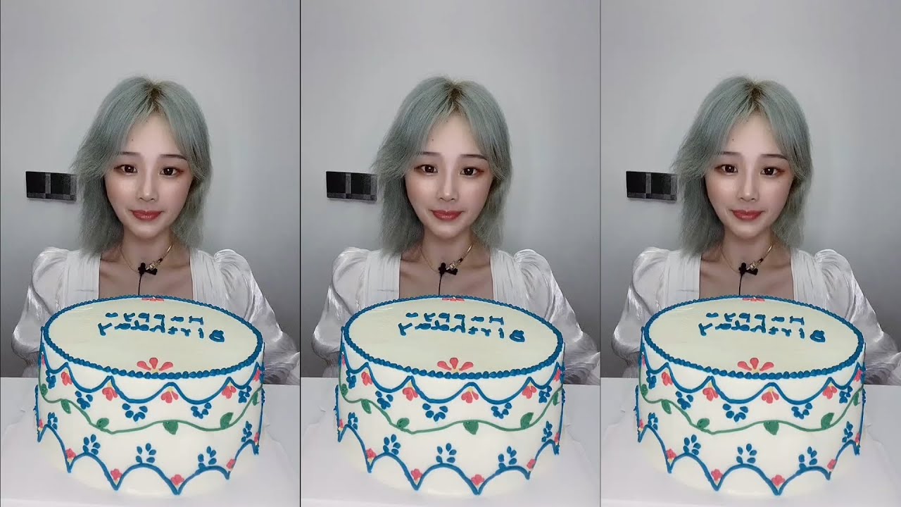 Cake Mukbang🎂Soft & Creamy Cream Cake Eating Show 🎂부드럽고 촉촉한 크림 케이크 먹방